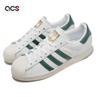 Adidas 休閒鞋 Superstar 男鞋 女鞋 白 深綠 奶油底 金標 皮革 貝殼頭 愛迪達 GZ1604