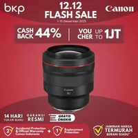 BKP Canon RF 85mm f1.2L USM Lensa Kamera HITAM HITAM