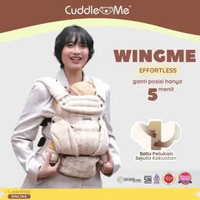 CuddleMe Wingme carrier - Gendong depan tanpa Hipseat Effortless Gendongan Bayi SSC Newborn Nyaman W