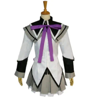 2018 Puella Magi Madoka Magica Homura Akemi Cosplay Costume Custom Party Dress Skirt Women Outfit