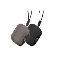 【UNIQ】AirPods 4代 Lyden 耐刮皮革收納保護套 附掛繩