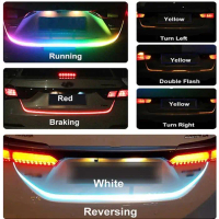 LAMPU LED BAGASI Mobil / Truck Rainbow RGB Running Sein - biru / blue