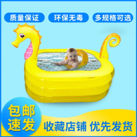 兒童卡通游泳池加厚環保小孩寶寶戲水池家用充氣帶造型男女童泳池