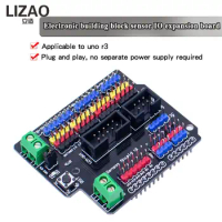 LIZAO Arduino Electronic Building Block Sensor IO Expansion Board for Arduino Uno R3