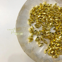Manik-manik Gold Padi bersegi
