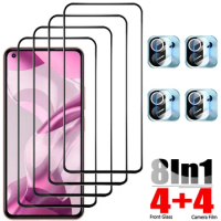 8-in-1, Tempered Glass + Camera Film for Xiaomi 11 Lite 5G NE Glass Mi11 Lite 5G Xiaomi 11Lite Screen Protector Mi 11 Lite 5G NE