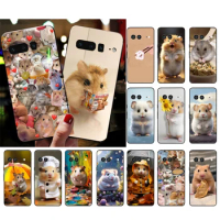 Cute Hamster Phone Case For Google Pixel 8 7 Pro 7A 7 6A 6 Pro 5A 4A 3A Pixel 4 XL Pixel 5 6 4 3 3A XL
