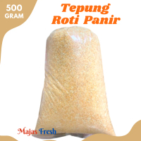 TEPUNG ROTI Kuning - Tepung Panir Roti Orange Mix Bread Crumbs | 500gr [ Harga Per 0,5 Kg ]