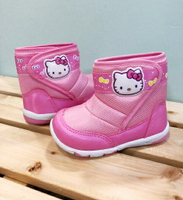 【震撼精品百貨】Hello Kitty 凱蒂貓 台灣製Hello kitty正版兒童靴子鞋-粉色(14 19號) 震撼日式精品百貨