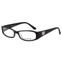 【PLAYBOY】時尚光學眼鏡PB85058(黑色)