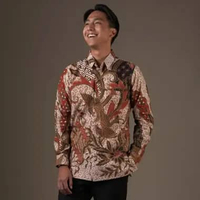 Airlangga - Mandalas Kemeja Batik Pria Premium Lengan Panjang M