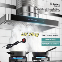Dapur Tudung julat kitchen hood range hood cooker hood Kitchen Gas Hob Touch type Super strong sucti
