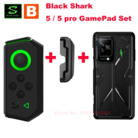Original Black Shark 5 / 5Pro Gamepad set Game Controller Left hand Joystick Black Shark 5 pro with 
