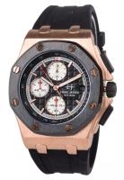 Evans Jayden Evans Jayden Jam Tangan Chronograph Pria - Rosegold Black Rubber Strap - EJ-9560