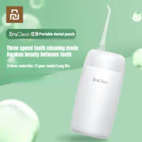 Youpin EraClean Oral Irrigator Water Flosser IPX7 Waterproof Electrical USB Rechargeable Dental Care 180ml Water Tank Pulse Mode