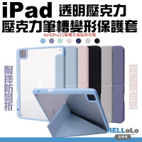 iPad Air5/mini6 立架保護套 有筆槽 Air4/9代10.2/Pro11防彎折保護皮套 硬底軟邊氣囊防摔
