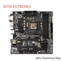 For ASRock Z87M EXTREME4 Motherboard Z87 32GB LGA 1150 DDR3 Micro ATX Mainboard 100% Tested Fast Ship
