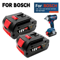 BAT610G+AL1820CV for Bosch professional 18V 10.0AH Li-ion battery replacement with LED &amp; for Bosch quick charger 14.4V-18V