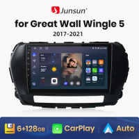Junsun V1 AI Voice Wireless CarPlay Android Auto Radio for Great Wall Wingle 5 2017 2018 2019 2020 2021 4G Car Multimedia GPS