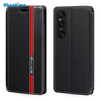 For Sony Xperia 1 Vi Case Fashion Multicolor Magnetic Closure Leather Flip Case Cover with Card Holder For Sony Xperia 1 IIIIII