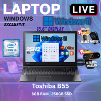(Pre-Owned) Exclusive | Toshiba B55 Laptop (15.6\/Intel Core i5-6th GEN/8GB RAM/256GB SSD/Windows 11