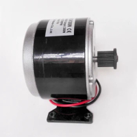 Brush Motor MY1016 24V 300W Pulley High Speed Motor for Electric Scooter Small Dolphins Bicycle E-bike