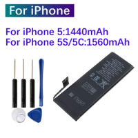 High Capacity For Replacement Battery For iPhone 5 5S 5C iPhone 5 iPhone 5S iPhone 5C Replacement Battery +Free Tools