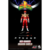 100% Original Threezero 3A 3Z03011W0 Mighty Morphin Power Rangers RED RANGER DRAGON SHIELD 1/6 Movie Character Model Toys