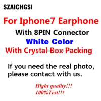 SZAICHGSI Earphone Digital Stereo Noise Canceling Earphones For iPhone7 7 PLUS with crystal box package wholesale 50pcs/lot