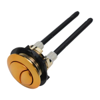 38mm Toilet Push Button Gold For Mechanical Top Flush Valve Dual Flush For Water Tanks Double Bath Toilets Home Tool Parts
