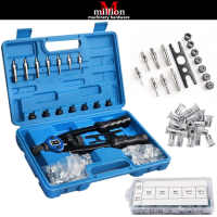 On Sale 110pcs 190pcs 300pcs M3-M12 Manual Rivet Riveting Machine Nut Tool Threaded Nut Riveting Ma