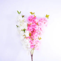 Rich cherry blossoms, artificial flowers wedding wedding props decoration ornaments fake flowers silk flowers，500pc