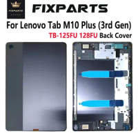 10.61"New Best For Lenovo Tab M10 Plus Back Cover Door Rear Glass Housing Case For Lenovo TB-125FU TB-128FU Battery Cover