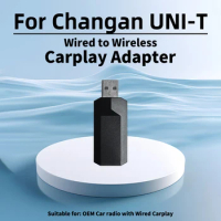 Apple Carplay Adapter New Smart AI Box for Changan UNIT UNI-T Car OEM Wired Carplay To Wireless Carplay Plug and Play USB Dongle