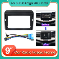 TomoStrong For Suzuki Ertiga 2018 2019 2020 Car Radio Dashboard Panel Frame Power Cord CANBUS