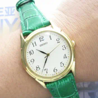 Second-hand “All digital scale” Gold-plated ultra-thin seiko quartz watch（sapphire）