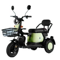 2023 China colorful cheap 1000w coffee electric bike bicycle adult e scooter tricycles three wheel hot sale for 2 passenger