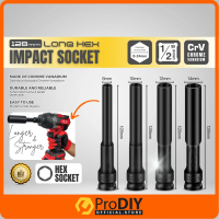1pcs 1/2 inch Extra Long 128mm Impact Wrench Hex Socket 8 / 10 / 12 / 13 / 14 / 17 / 19 / 21 / 24mm