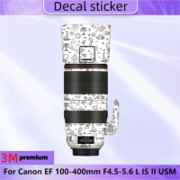 For Canon EF 100-400mm F4.5-5.6 L IS II USM Lens Sticker Protective Skin Decal Film Anti-Scratch Protector Coat 100-400 II