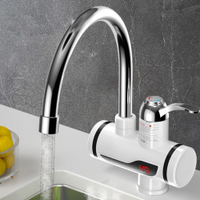 Pemanas air panas elektrik keran suhu laras Tankless pemanas air Digital pemanasan cepat ketuk bekalan bilik mandi dapur