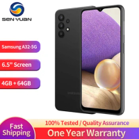 Original Samsung Galaxy A32 A326U 5G Mobile Phone NFC 6.4" 4GB RAM 64GB ROM 48MP+8MP+5MP+2MP+13MP CellPhone Octa Core SmartPhone