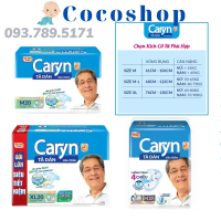 Tã dán caryn siêu thấm, chống tràn đủ size M10/ M-L 10/ XL10/ M20/ M-L20/ Xl20 miếng