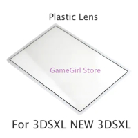 3pcs Plastic Top Front Screen Frame Lens Protector Panel Cover For 3DSXL/LL NEW 3DSXL 3DSLL Replacement Part