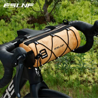 ESLNF Bike Front Bag Large Capacity Storage Outside Waterproof Multifunction Riding Bag Mountain Bike Front Bag Bike Accessorie