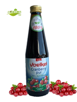 《小瓢蟲生機坊》泰宗~Voelkel有機蔓越莓汁330毫升/罐(小罐)  蔓越莓汁  果汁  100%原汁
