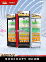 冷藏展示柜飲料柜立式商用冰箱單門保鮮柜雙門啤酒柜飯店冰柜超市
