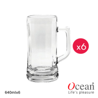 OCEAN 慕尼黑啤酒杯 640ML-大-6入組