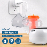 TaffOmicron SZ5 Nebulizer Kompresor | Alat Terapi Pernapasan & Inhalasi – Asma, Sesak Napas, Batuk, 