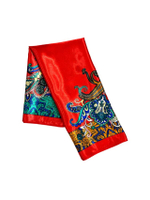 ผ้าพันคอผู้หญิง สีRosso Corsa