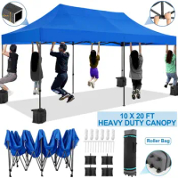 10'x20' EZ Pop Up Canopy Heavy Duty Folding Outdoor Party Tent Commercial Gazebo